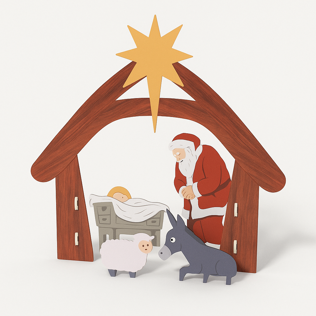 Nativity scene display