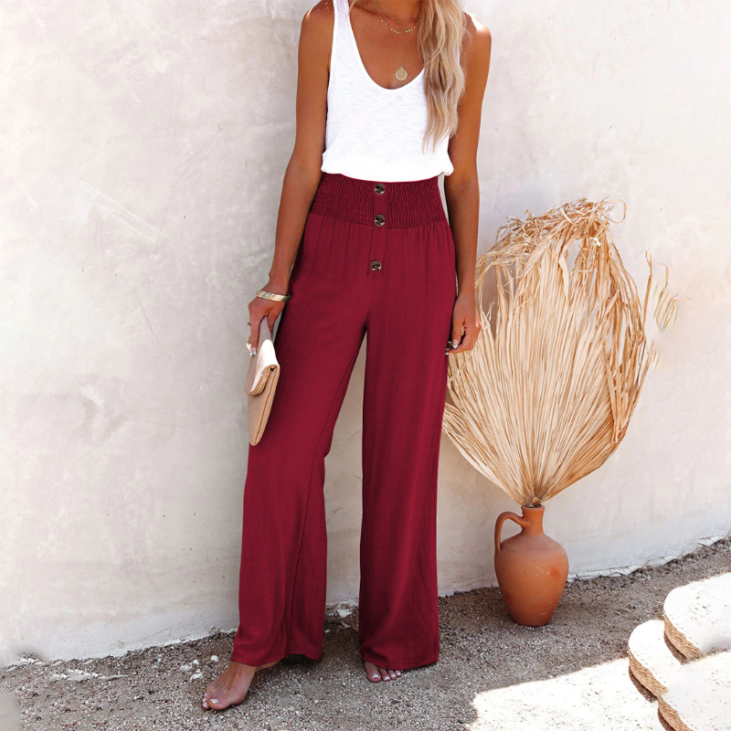 FARA | Stylische Hose mit hoher Taille