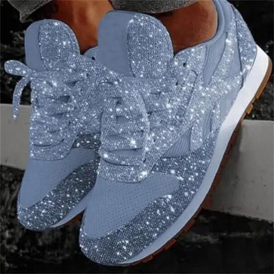 Damen Casual Glitzer Schuhe mit Pailletten