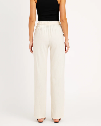 Elegante Sommerhosen mit elastischer Taille für Damen