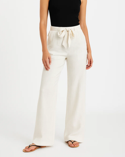 Elegante Sommerhosen mit elastischer Taille für Damen