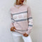 Gerippter Rollkragenpullover für Frauen