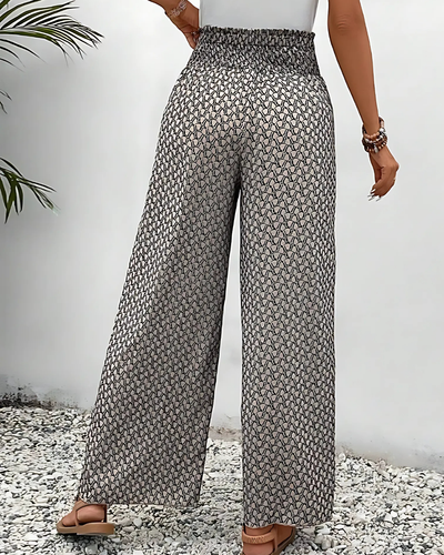 Damen-Sommerhosen mit geometrischem Print