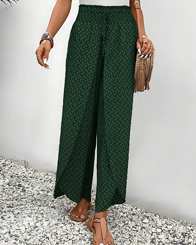 Damen-Sommerhosen mit geometrischem Print