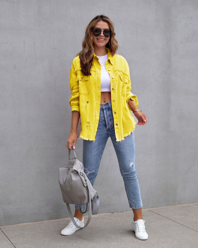 Émile getragene Jeansjacke - zeitloser Stil mit modernem Touch