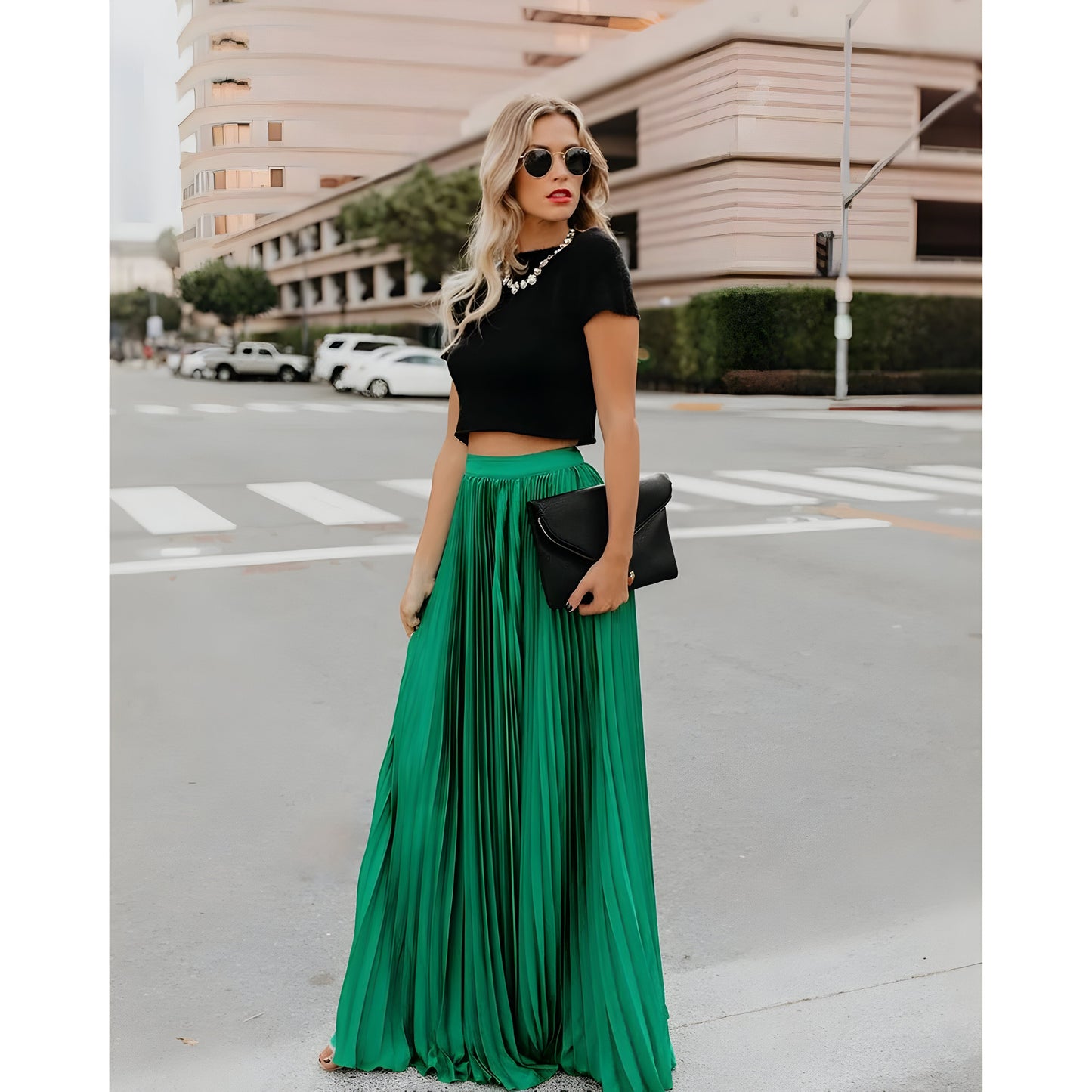 Yasmin - Moda donna Gonna lunga casual