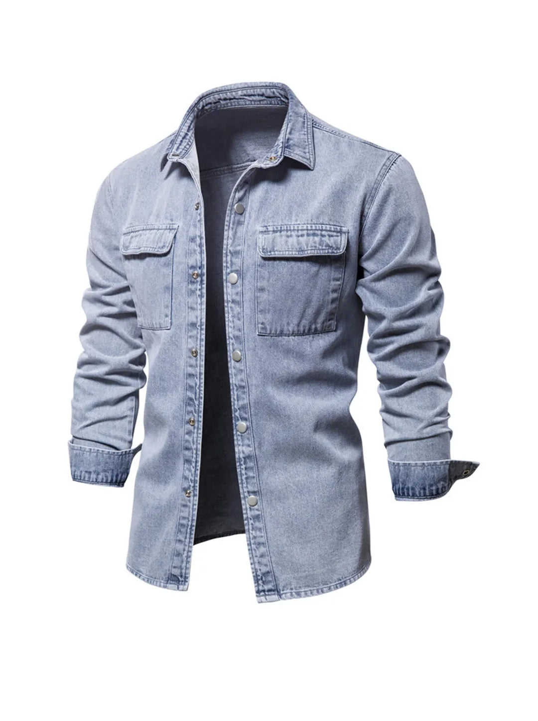 Rolf - Herren Jeanshemd