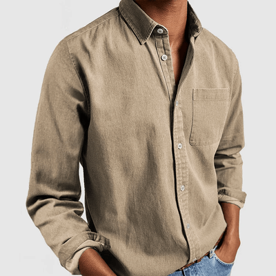 Klassisches, lässiges Button-Down-Hemd für Herren | Perfekt für alle Jahreszeiten