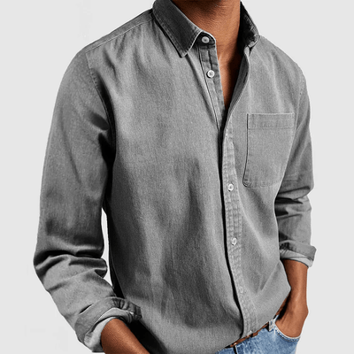 Klassisches, lässiges Button-Down-Hemd für Herren | Perfekt für alle Jahreszeiten