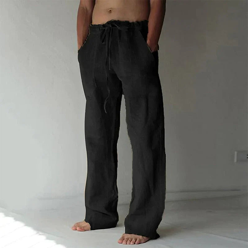 Tom | Cómodos pantalones holgados de lino para hombres
