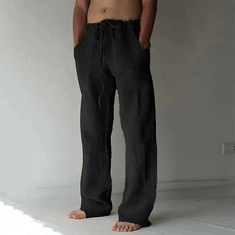 Baggy Linen Pants for Men Made of High-Quality Linen