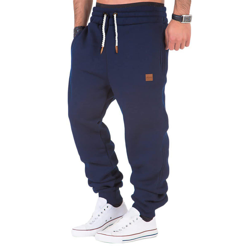 Max Comfort | Solid Color Men's Sweatpants with Drawstring and Elastic Waistband