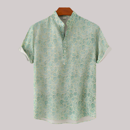 Camisa de verano cómoda con flores - Giselher