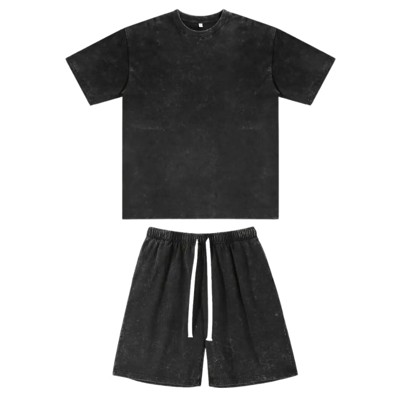 Conjunto de verano cómodo de shorts y camisa - Cosimo