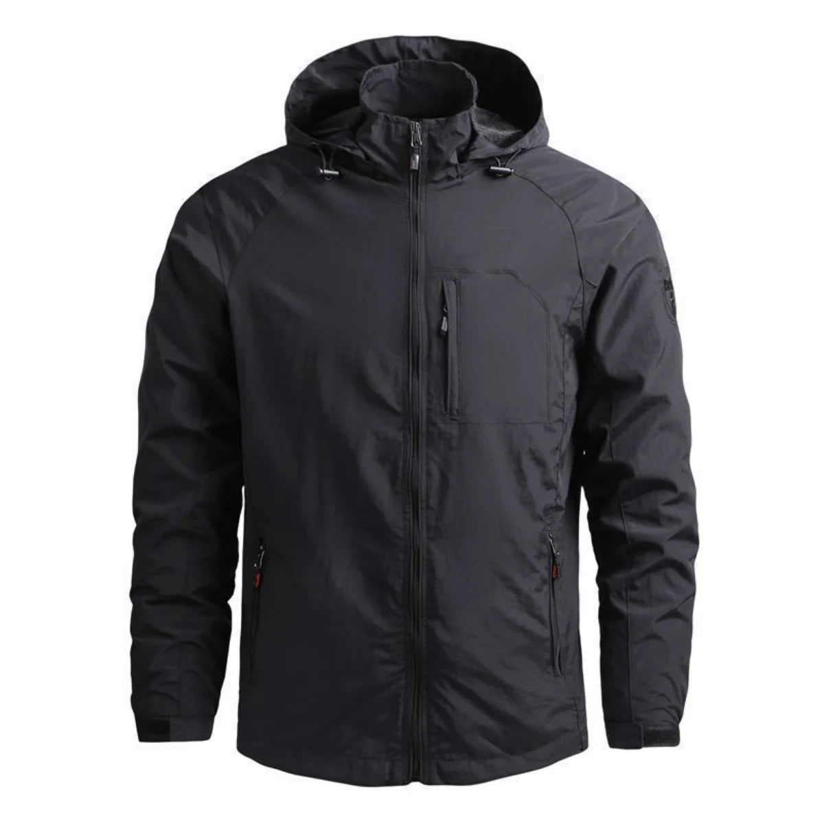 Leichte Windbreaker-Cargo-Jacke für Männer