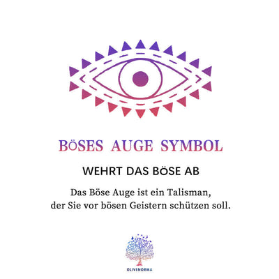 "Du wirst immer beschützt sein" - Böser Blick Halskette
