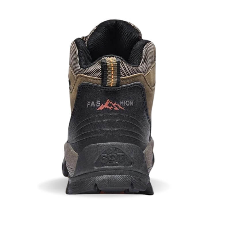 Stivali da esterno in pelle Scarpe da trekking impermeabili verdi