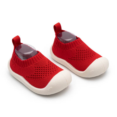 Baby Kleinkind Slip-On Schuhe | Atmungsaktiv Weiche Sohle Rutschfest