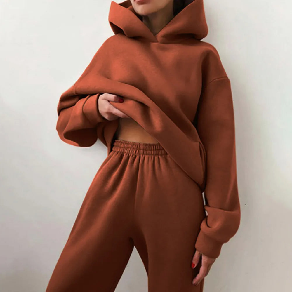 Casual Vintage Oversized Trainings- & Jogginganzug für Damen | Perfekt für lässige Tage