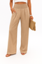 Leinenhose Damen Breezeflow elastischer Bund weiter Schnitt Sommer 2025