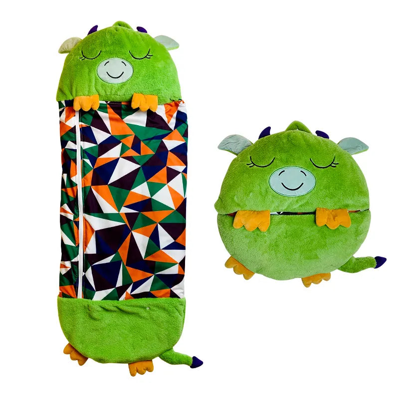 Saco de dormir de peluche almohada acogedora para niños