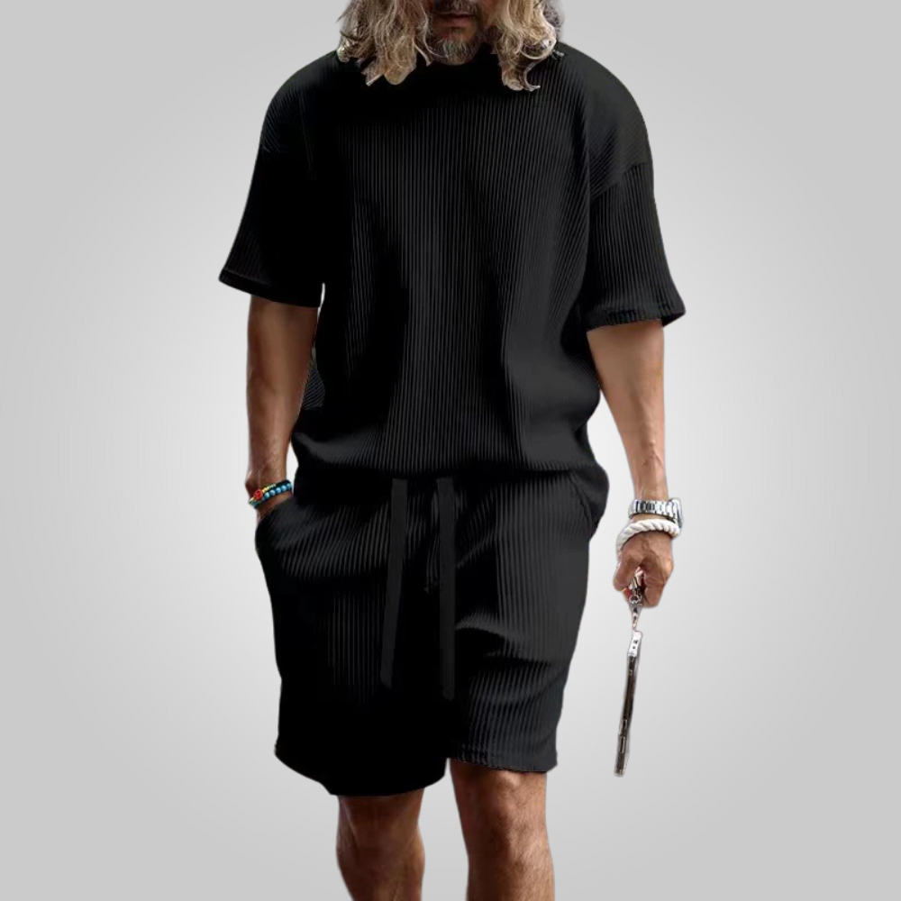 Cooles Sommer- Hemd & kurze Hosen-Set - Alfy