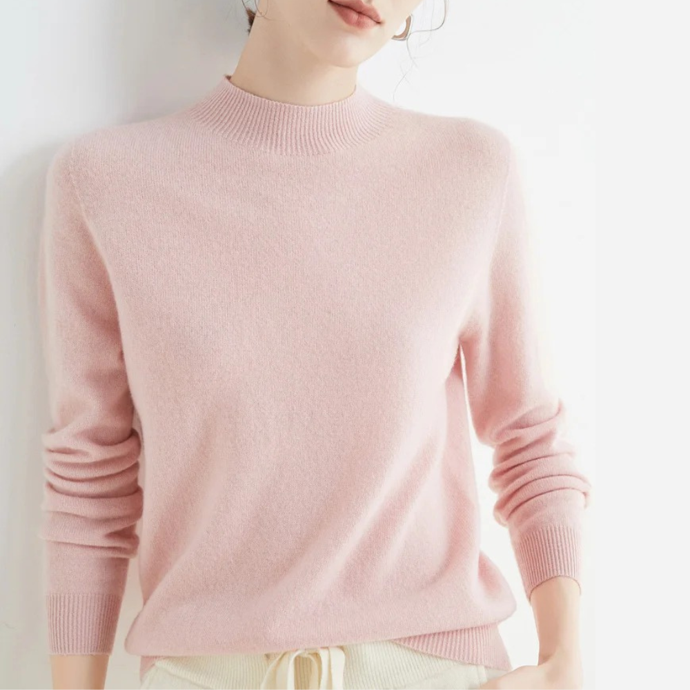 LuxKnit – Damen Kaschmirpullover