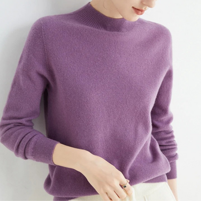 LuxKnit – Damen Kaschmirpullover