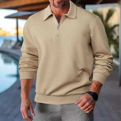 Victor - Premium Pullover mit Viertelreißverschluss