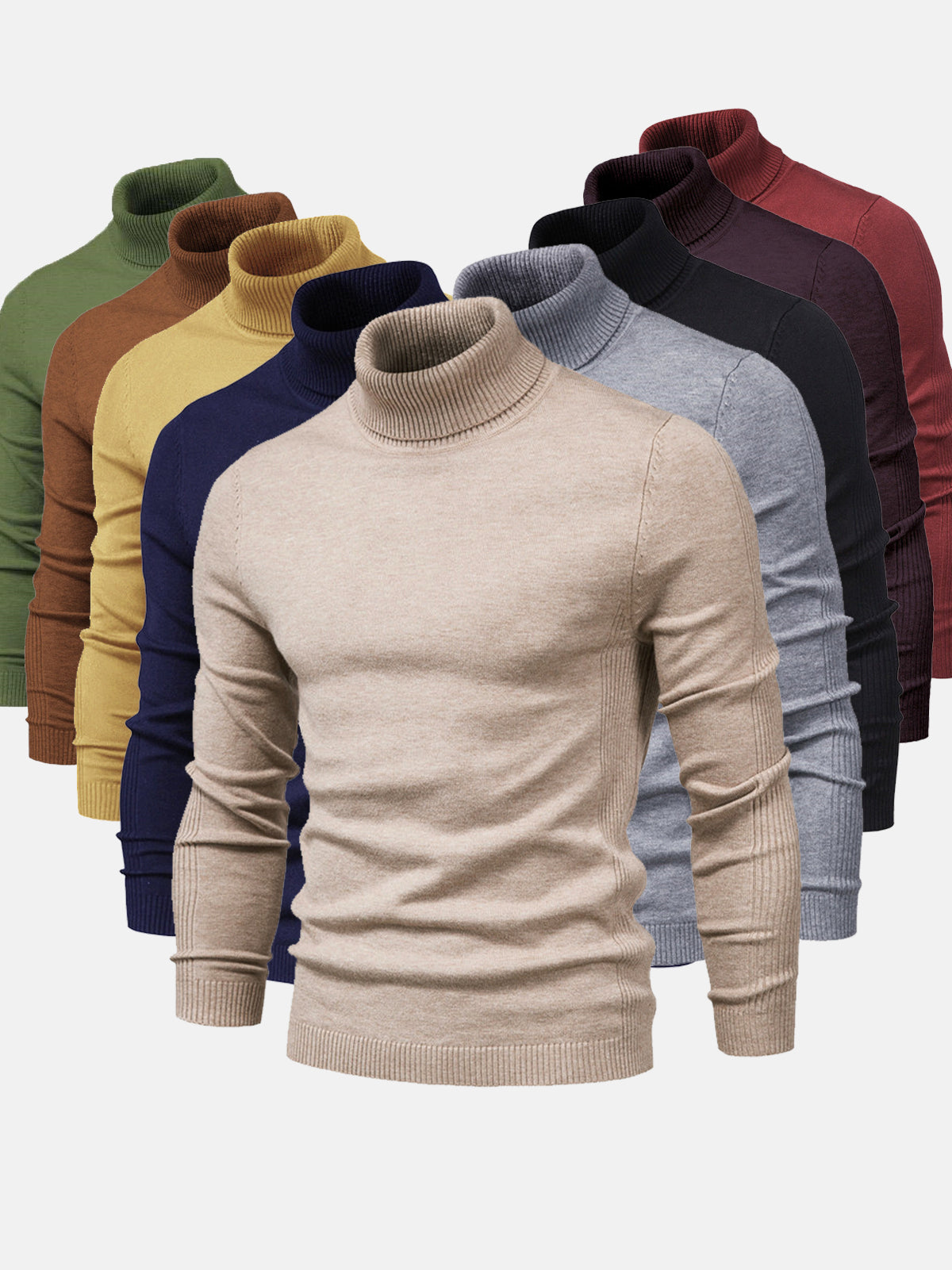 Rik | Waschbar Herren Rollkragenpullover von hoher Qualität