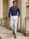 Finn | SlimFit-Stretchhemd in Uni-Farbe