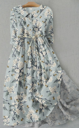 Ilse - Vintage-Blumenkleid