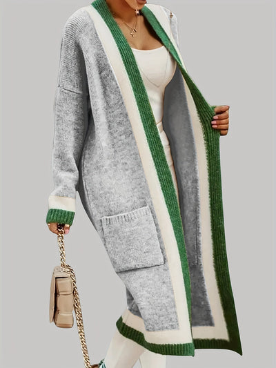 Charlotte Lange Strickjacke - Vintage-Inspiration mit bunten Akzenten