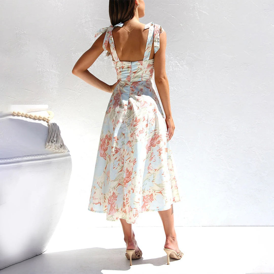 Agnes - Fashionable Floral Midi Dresses