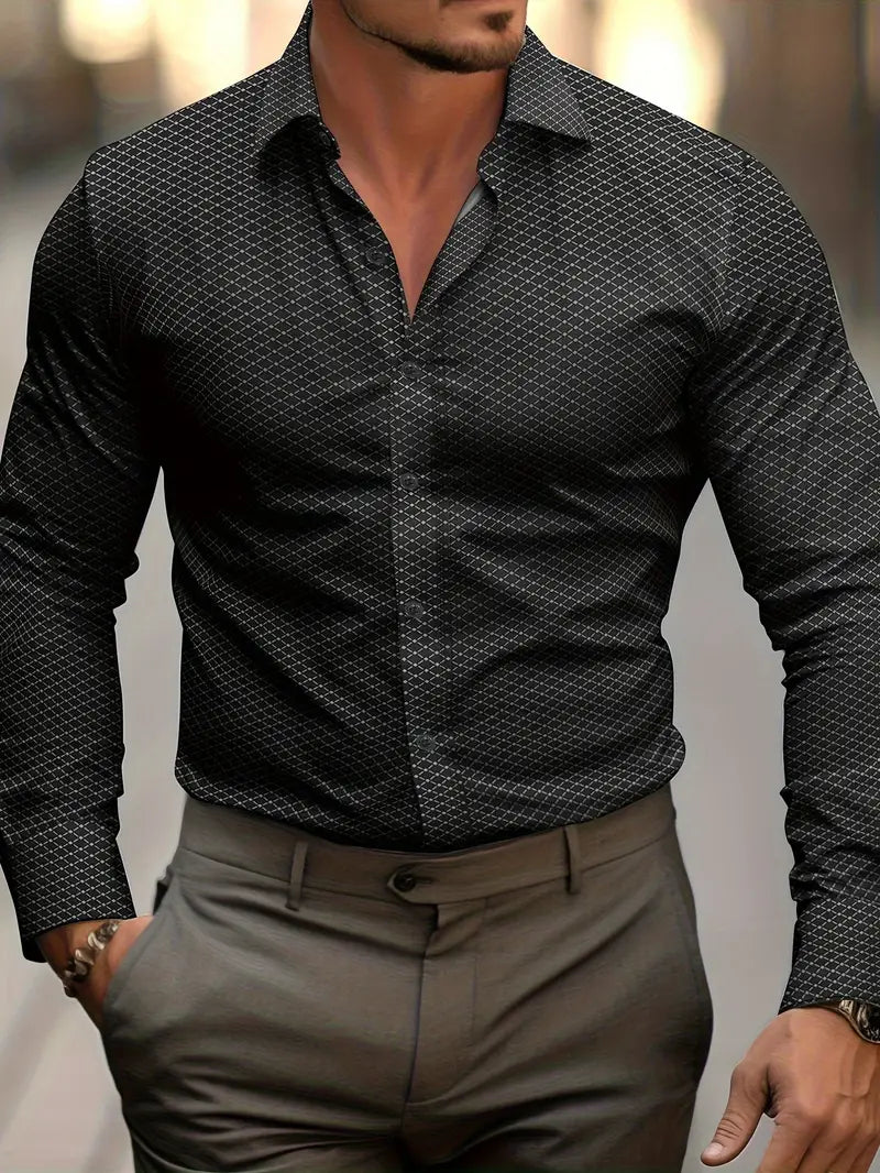 Rut-Jan | Schickes kariertes Hemd für Männer mit bequemer Passform