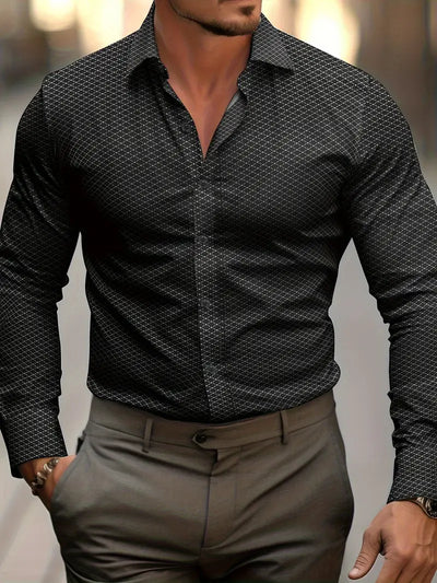 Rut-Jan | Schickes kariertes Hemd für Männer mit bequemer Passform