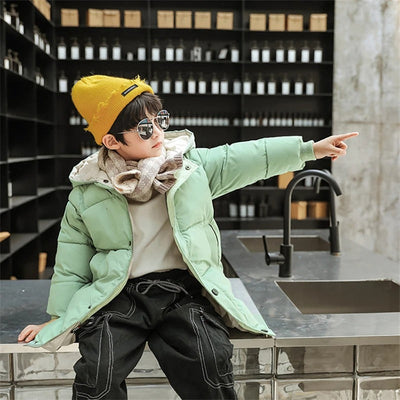 Warme Winter Parka Jacke für Kinder