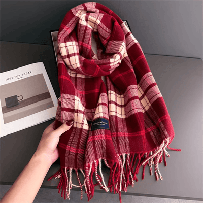 WarmElegance - Designer-Herbst- und Winterschal aus weichem Kaschmir in Pashmina-Optik