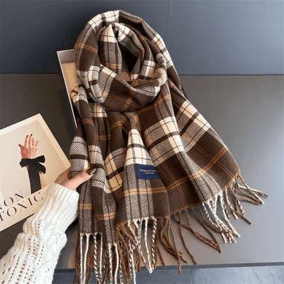 WarmElegance - Designer-Herbst- und Winterschal aus weichem Kaschmir in Pashmina-Optik