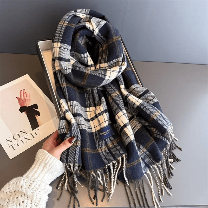 WarmElegance - Designer-Herbst- und Winterschal aus weichem Kaschmir in Pashmina-Optik