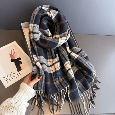 WarmElegance - Designer-Herbst- und Winterschal aus weichem Kaschmir in Pashmina-Optik