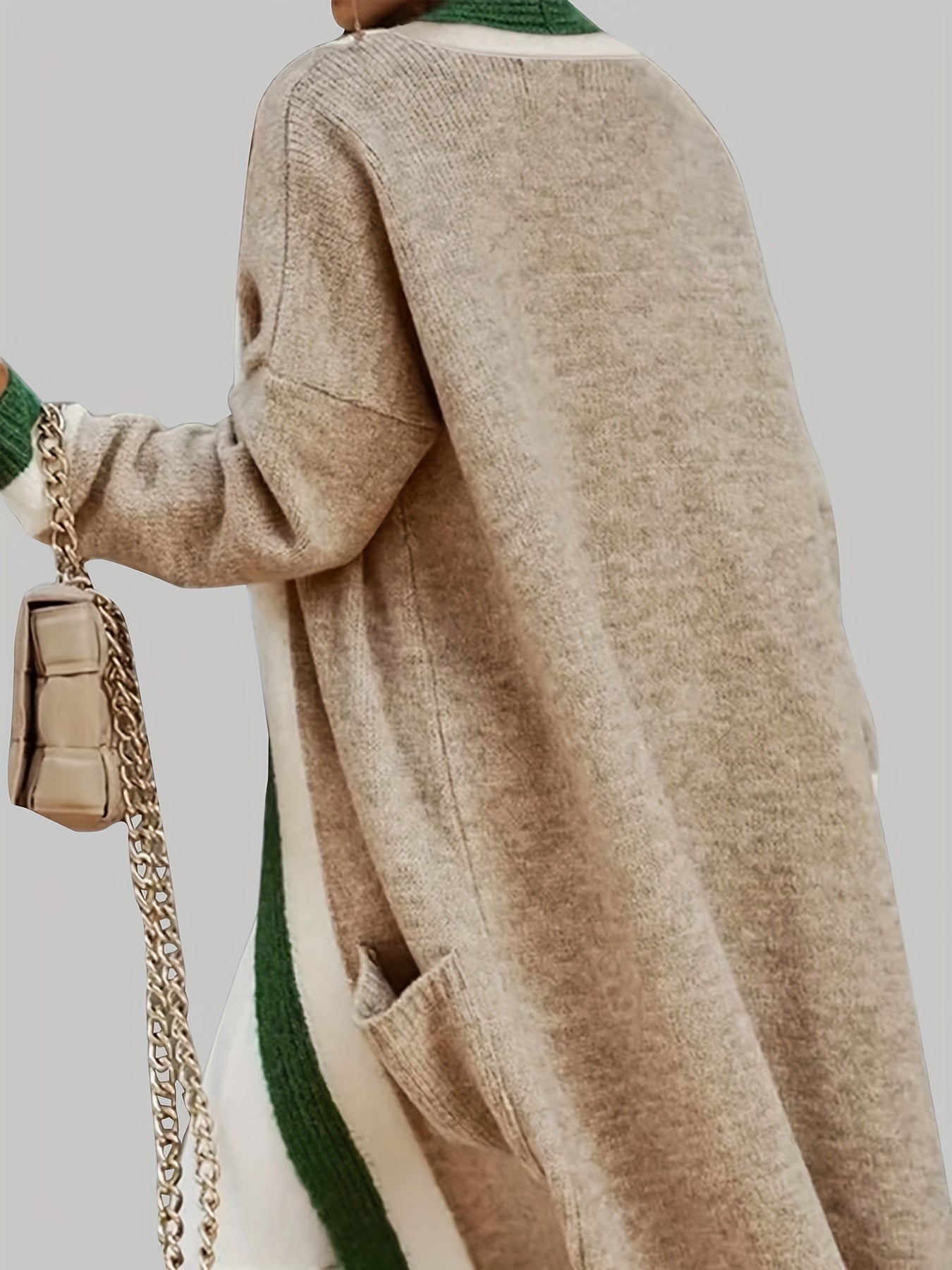 Charlotte Lange pletený sveter - vintage inšpirácia s farebnými akcentmi