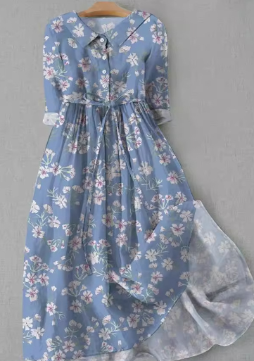 Ilse - Vintage-Blumenkleid