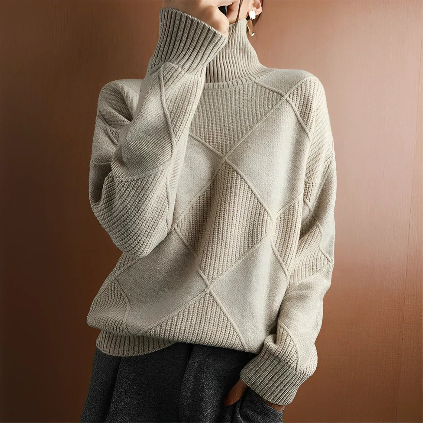 Marie Rollkragenpullover aus Kaschmir