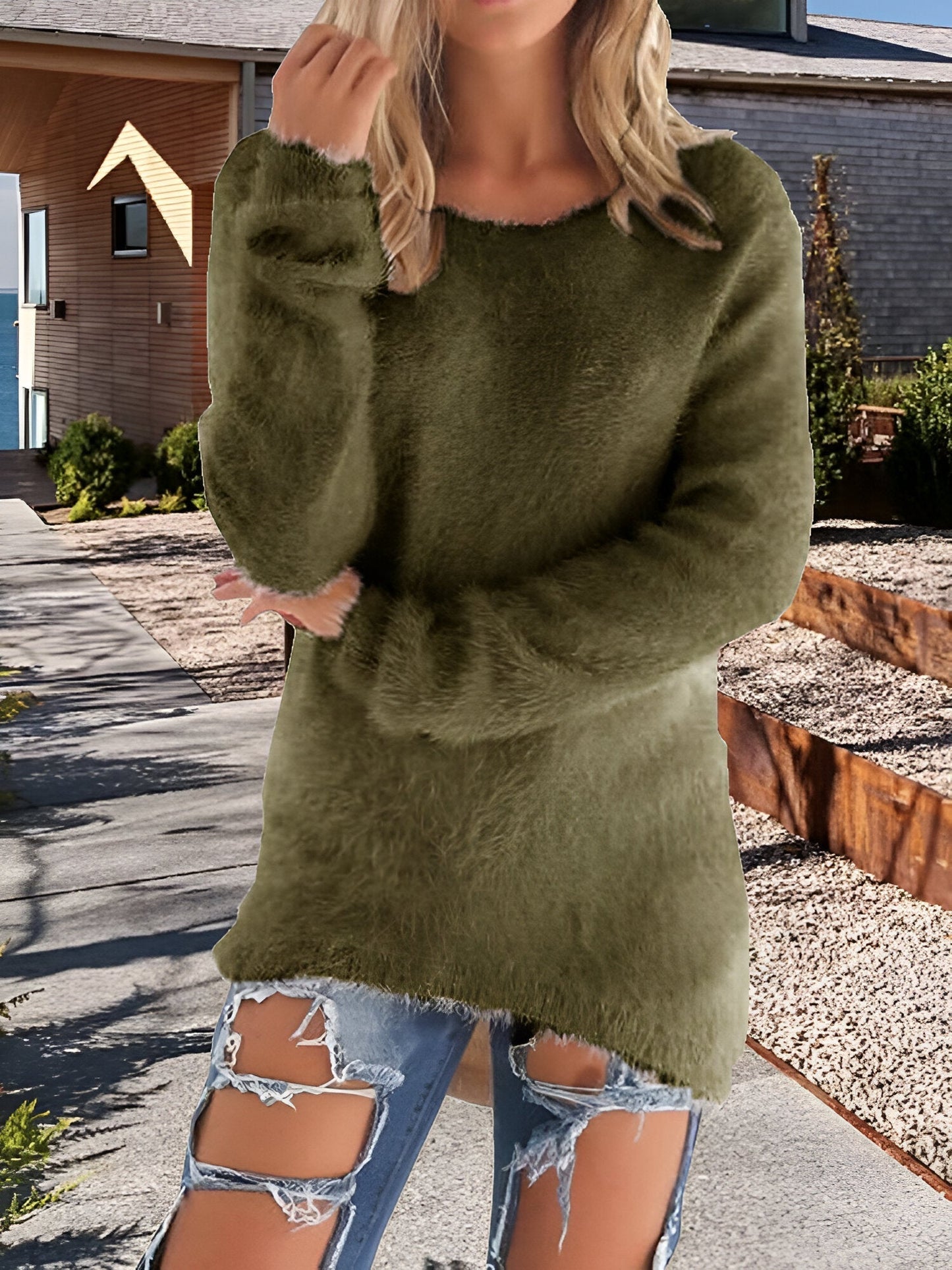 Pletený vintage sveter pre dámy | Ideálny na všetky ročné obdobia