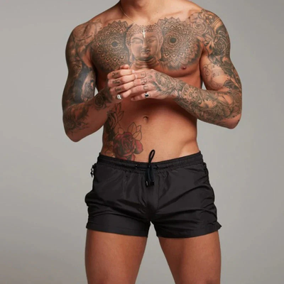 Enzo - Kurze Badeshorts mit Kordelzug
