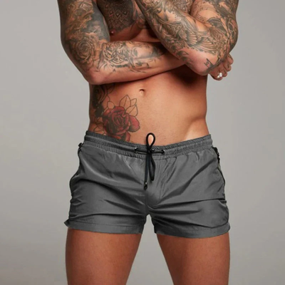 Enzo - Kurze Badeshorts mit Kordelzug