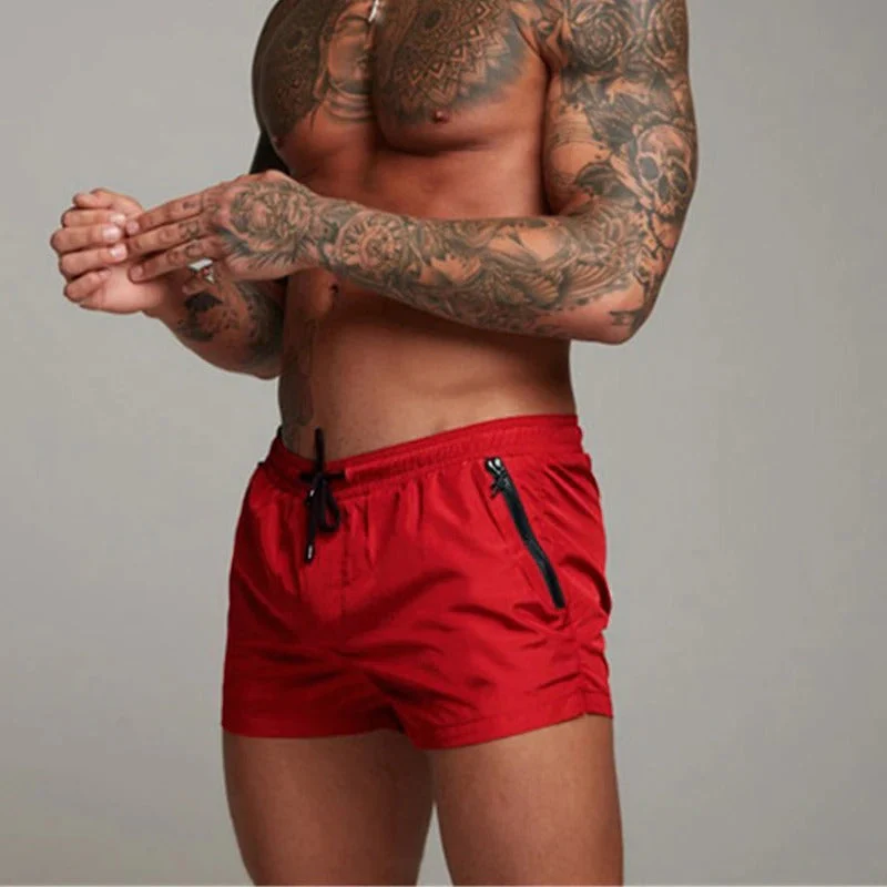 Enzo - Kurze Badeshorts mit Kordelzug