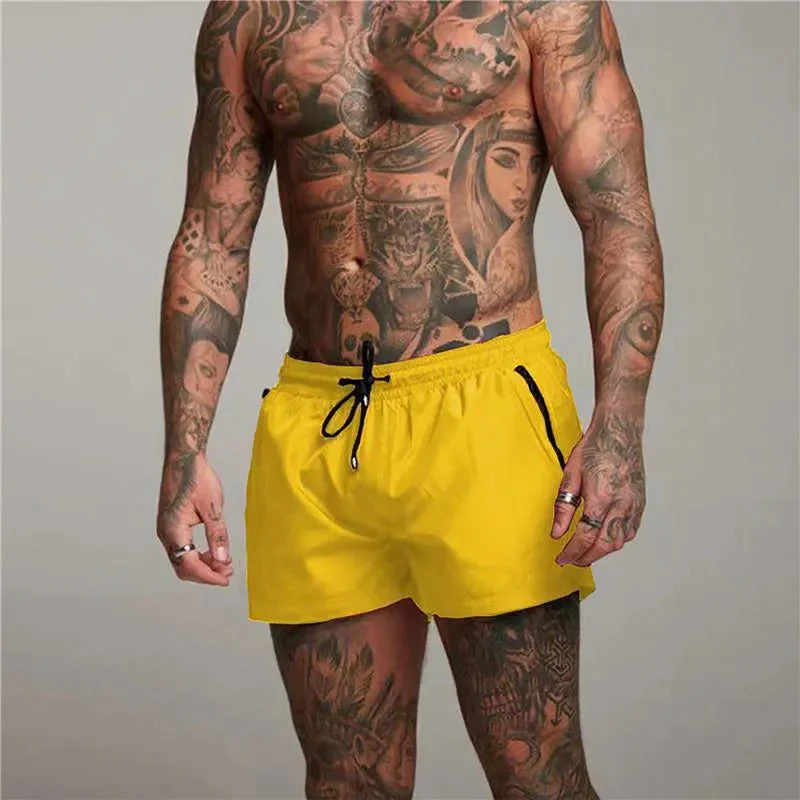 Enzo - Kurze Badeshorts mit Kordelzug