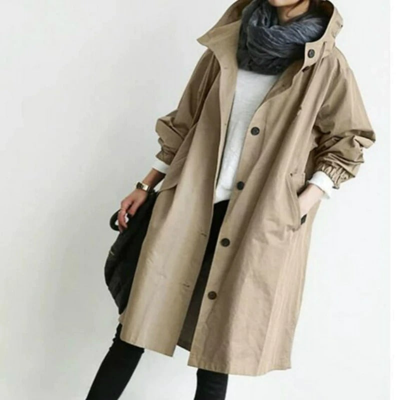 Trench elegante in cotone
